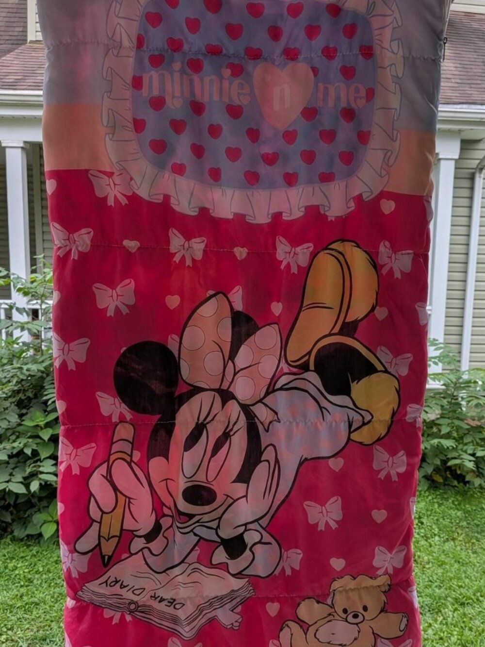 Vintage 90s Minnie Mouse Sleeping Bag